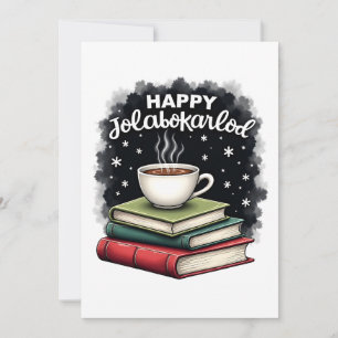 Gelukkig Jolabokaflod Gezinsfeest Cadeau Feestdagenkaart