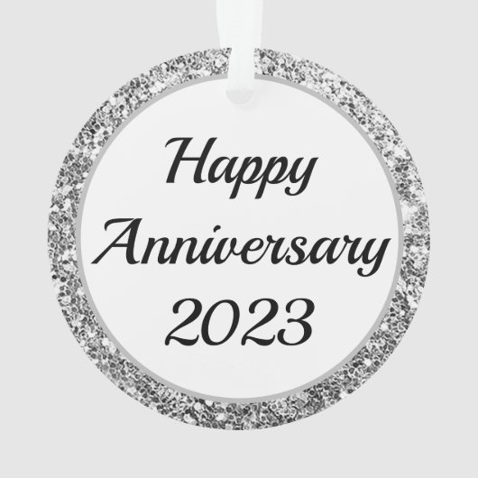 Gelukkig Jubileum 2023 Ornament (achterkant)