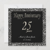 Gelukkig jubileum 25 jaar kaart (Voorkant)