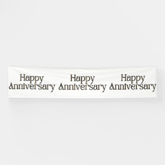 Gelukkig jubileum 2.5x12 vinyl banner