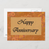 Gelukkig Jubileum Briefkaart (Voorkant / Achterkant)