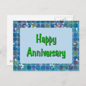 Gelukkig Jubileum Briefkaart (Voorkant / Achterkant)