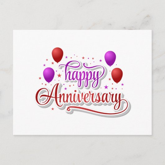 Gelukkig jubileum  briefkaart (Voorkant)