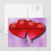 Gelukkig Jubileum Briefkaart (Voorkant / Achterkant)