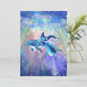 Gelukkig Jubileum - Dolphin Couple - Liefde