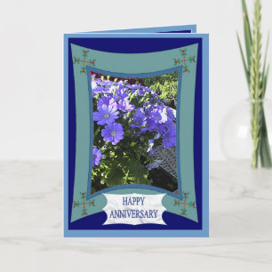 Gelukkig Jubileum, Eenvoud in paars Kaart