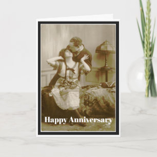 Gelukkig jubileum Kaart Huwelijk Vintage Leuk