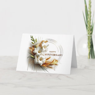 Gelukkig Jubileum met mijn man - Romantische liefd Kaart