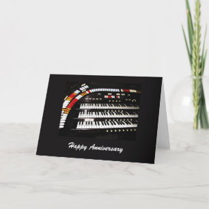 Gelukkig jubileum, oude orgel kaart