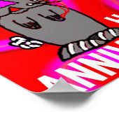 Gelukkig Jubileum Poster (Hoek)