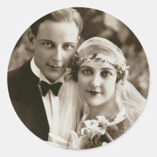 Gelukkig Jubileum Ronde Sticker