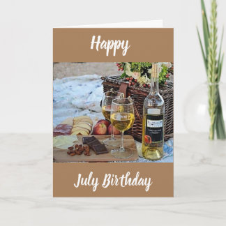 GELUKKIG ****JULI****** VERJAARDAG KAART