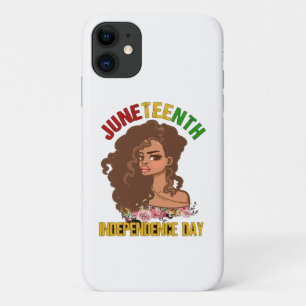 GELUKKIG JUNETEENTH 2025 iPhone 11 HOESJE