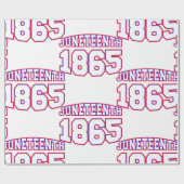 gelukkig juni 1865 cadeaupapier (Vlak)