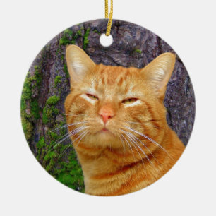 Gelukkig Kat Kat! Keramisch Ornament