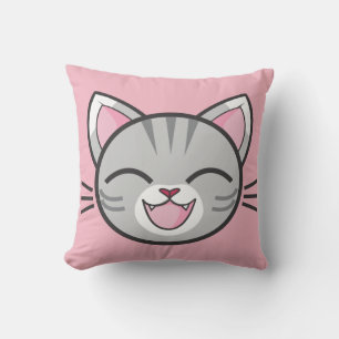 Gelukkig kattenkussen kussen