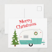 Gelukkig kerstfeest briefkaart (Voorkant / Achterkant)