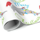 Gelukkig kerstfeest cadeaupapier (Rol Hoek)