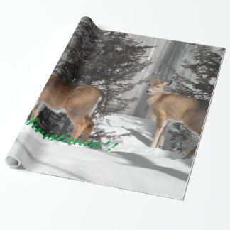 Gelukkig kerstfeest cadeaupapier