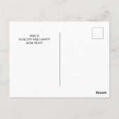 Gelukkig kerstfeest | Chinees kerstBriefkaart Briefkaart (Achterkant)