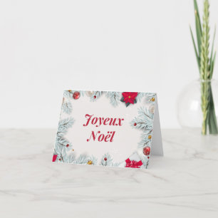 Gelukkig kerstfeest Double card for annual parties Feestdagen Kaart