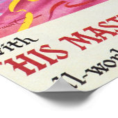 Gelukkig Kerstfeest en nieuwjaar Victor RCA Old Ad Poster (Hoek)