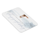 Gelukkig Kerstfeest Familie Naam Kerstmis Winter V Magneet (Rechterzijde)