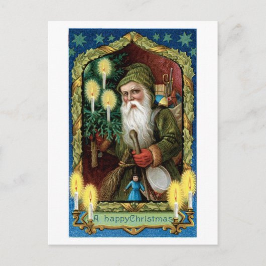 Gelukkig kerstfeest feestdagenkaart (Voorkant)