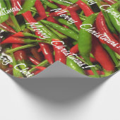 Gelukkig kerstfeest! Heet Peppers Wrapping Cadeaupapier (Hoek)