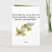 Gelukkig kerstfeest Kaart (Achterkant)