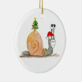 Gelukkig kerstfeest keramisch ornament (Rechts)