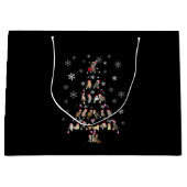 Gelukkig kerstfeest | Kerstmis met een kattebakker Groot Cadeauzakje (Voorkant)