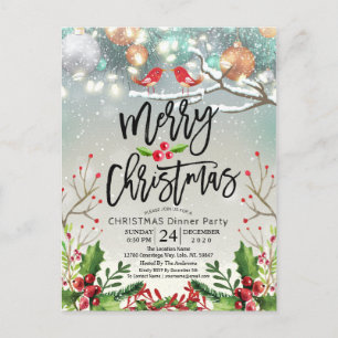 Gelukkig kerstfeest nieuwjaar feestdag kerstfeest briefkaart