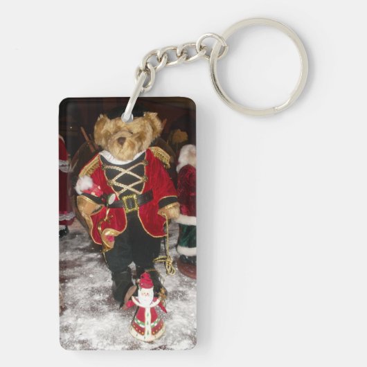 Gelukkig kerstfeest nieuwjaar Sleutelhanger (achterkant)