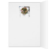 Gelukkig kerstfeest op deur, gepersonaliseerd (Binnen (Links))