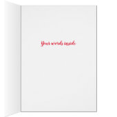 Gelukkig kerstfeest op deur, gepersonaliseerd (Binnen (Rechts))