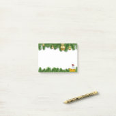 Gelukkig kerstfeest post-it® notes (Op bureau)