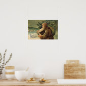 Gelukkig kerstfeest poster (Keuken)