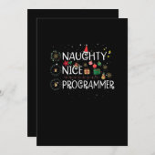 Gelukkig kerstfeest | Programma Naughty Nice (Voorkant / Achterkant)