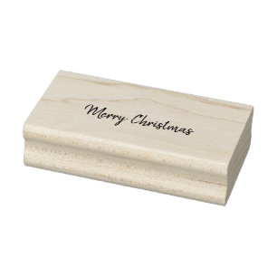 Gelukkig kerstfeest rubberstempel