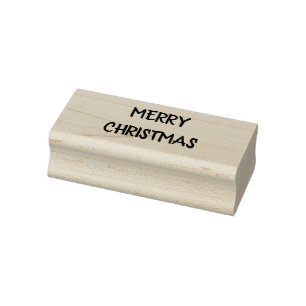 Gelukkig kerstfeest rubberstempel