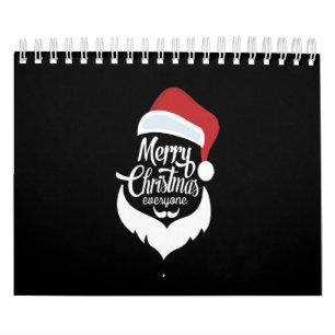 Gelukkig kerstfeest   Santa Claus Say Merry Kerstm Kalender