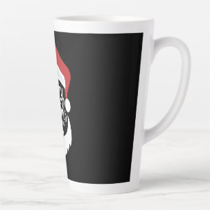 Gelukkig kerstfeest Santa Claus Say Merry Kerstm Latte Mok