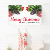 Gelukkig kerstfeest spandoek (Insitu)