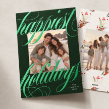 Gelukkig Kerstmis Oversized Calligrafie Donkergroe