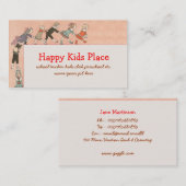 gelukkig kinder visitekaartje (Voorkant / Achterkant)