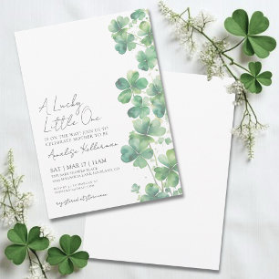 Gelukkig Klein Eén St. Patrick's Day Baby Shower Kaart