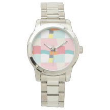 gelukkig kleurenpatroon - roze, turquoise, oranje,