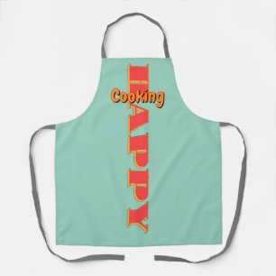 Gelukkig Koken Aqua Schort