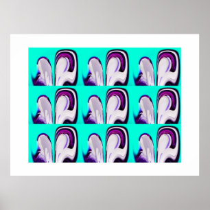 Gelukkig kunst poster